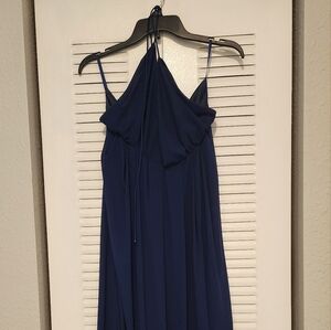 Navy maxi dress